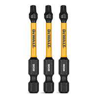 DEWALT Square SQ2 Impact Ready Screw Driver Bits, 2.25-in, 3-pk Front_Flat