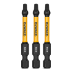 DeWalt Flextorq Impact Screwdriving Bits 2.25in 3 Pack