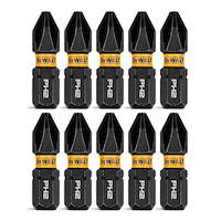 DEWALT Phillips PH2 Impact Ready Screw Driver Bits, 1-in, 10-pk Front_Flat