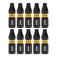 Forets de tournevis à percussion carrés SQ2 DeWALT, 1 po, paq. 10 Front_Flat