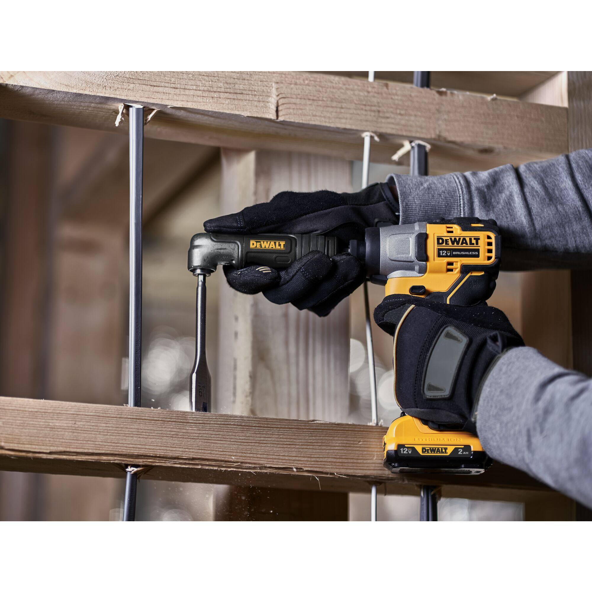 Dewalt flextorq right angle deals drill attachment