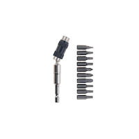 Mastercraft Pivot Bit Holder wih 10 Bits, 3 1/2-in