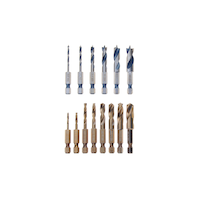 MAXIMUM Stubby Cobalt/Brad Drill Bit Set, 14-Piece Front_Flat