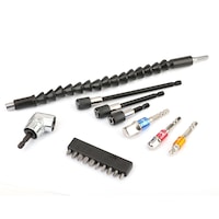 Mastercraft Flexible Drill Bit Extension Set, 18-Piece Composite_or_Mixed