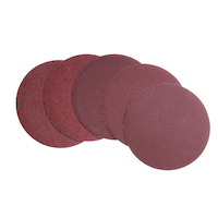Mastercraft 6-in Hook & Loop Sanding Disc Set for Wood, Metal & Fiberglass, Assorted Grits, 5-pk
