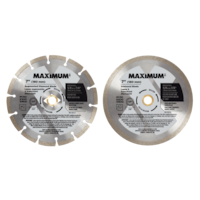 MAXIMUM 7-in Diamond Saw Blade Set for Ceramic, Concrete, Marble, Porcelain, 2-pc