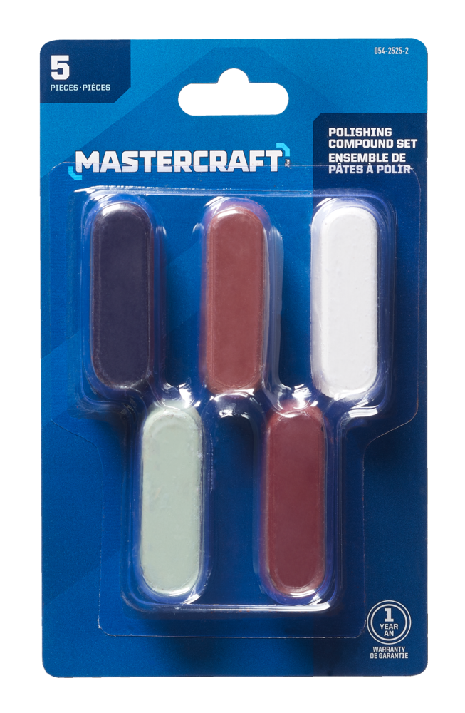 Mastercraft Polishing Chemical Compound Set for Quick Cleaning, 5pc