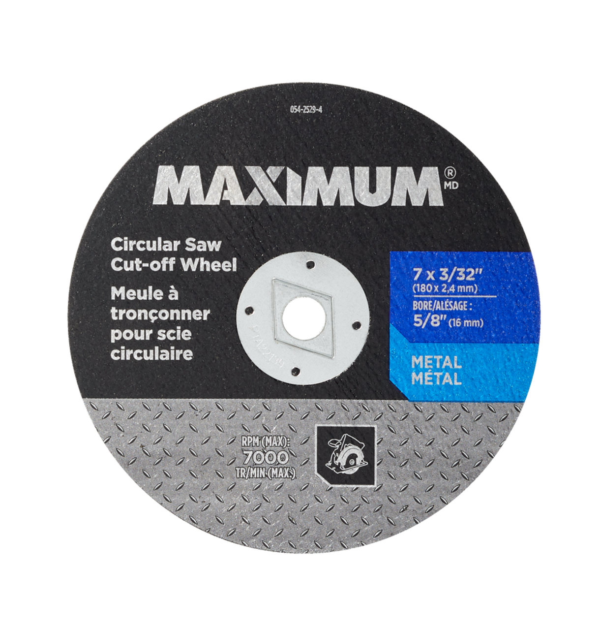 Metal cutting wheel store for circular saw