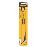 DEWALT DWAR960 9-in 10 TPI Bi-Metal Reciprocating Saw Blades for Wood, Metal, Drywall, 5-pk Front_Flat
