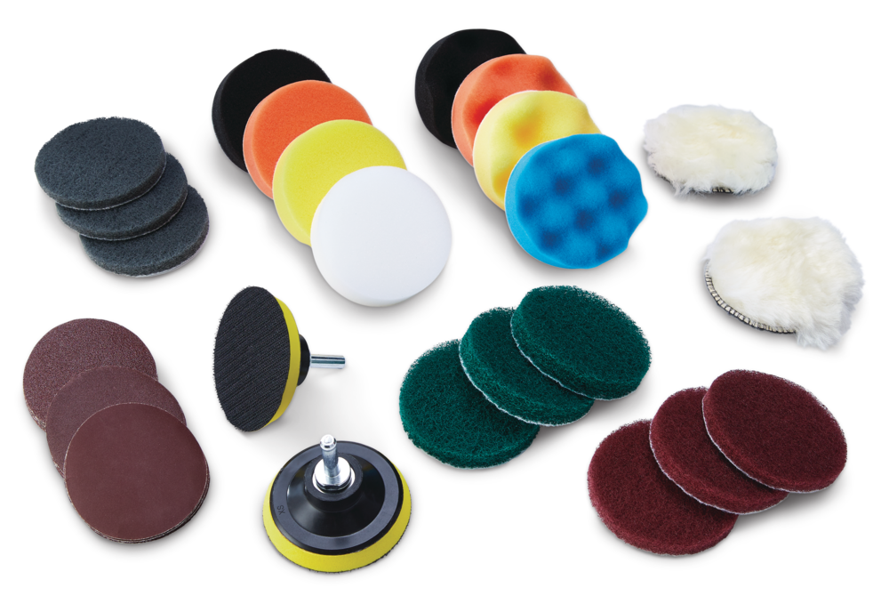 Mastercraft 3in Assorted Sanding, Scuffing & Polishing Kit for Wood