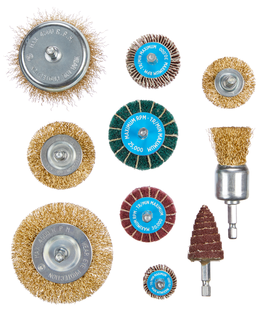 Mastercraft Assorted Wire & Flap Brush Set, 10pc Canadian Tire