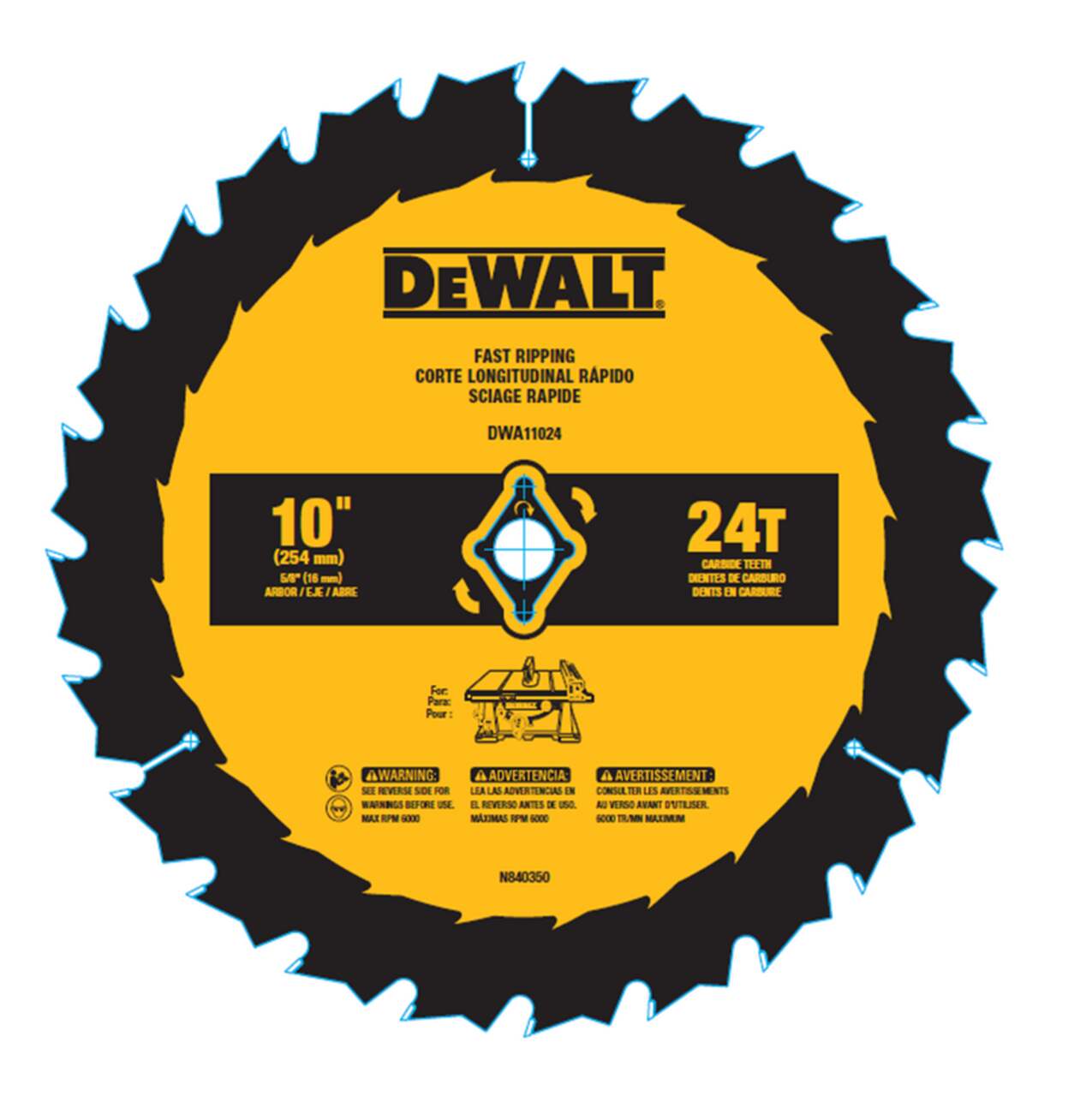 24 inch outlet wood cutting blade