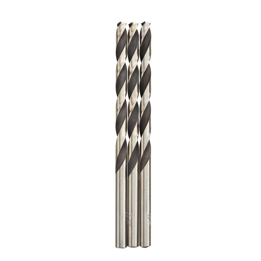 Mastercraft 3 16 in HSS Drill Bit For Wood Metal Plastic 3 pk 