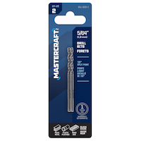 Mastercraft HSS Drill Bit for Wood, Steel Construction, Plastic Front_Flat