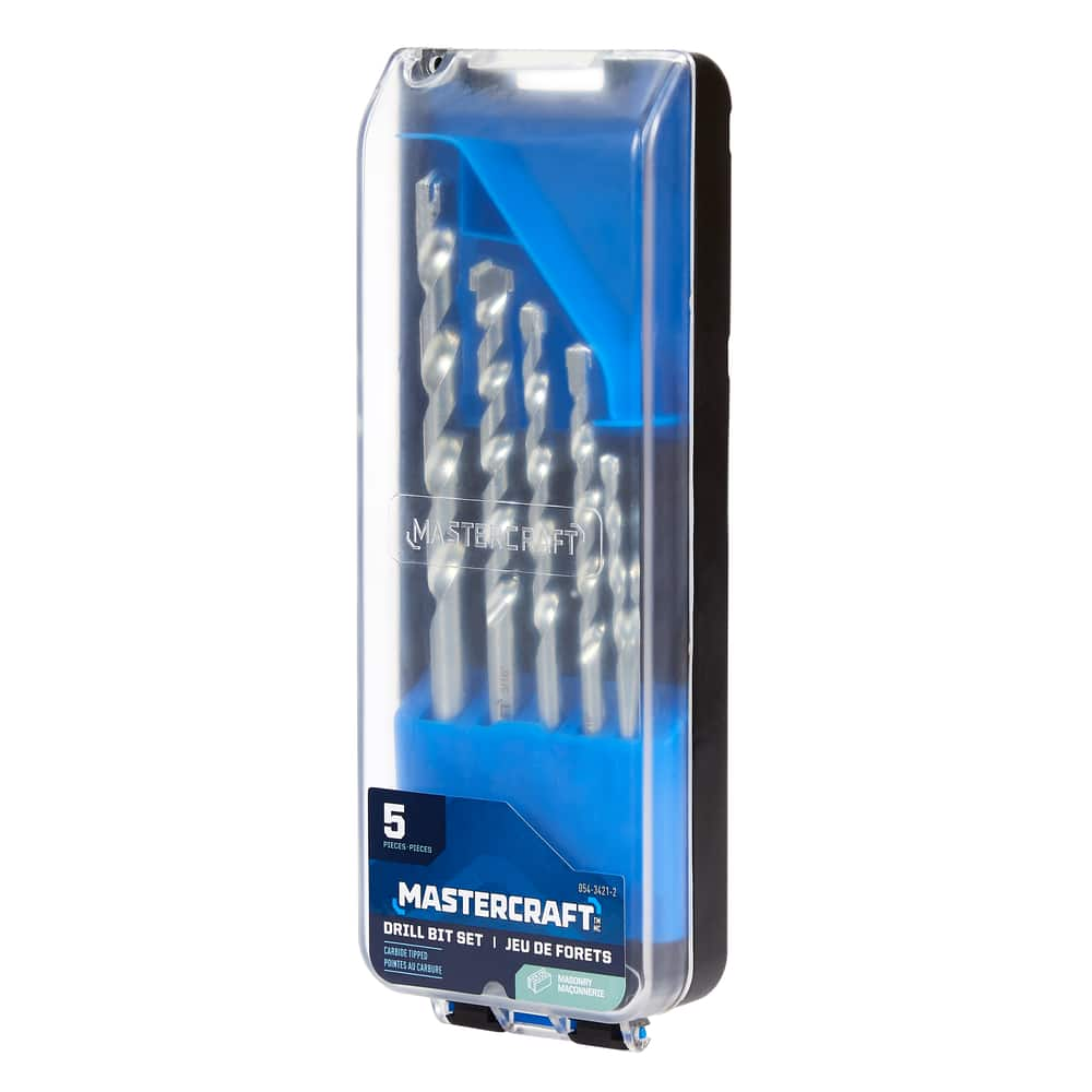 Mastercraft Carbide Tipped Drill Bit Set for Masonry, 5-pc | Canadian Tire