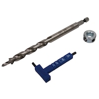 Kreg KPHA308 HSS Easy-Set Drill Bit with Stop Collar & Gauge/Hex Wrench Composite_or_Mixed