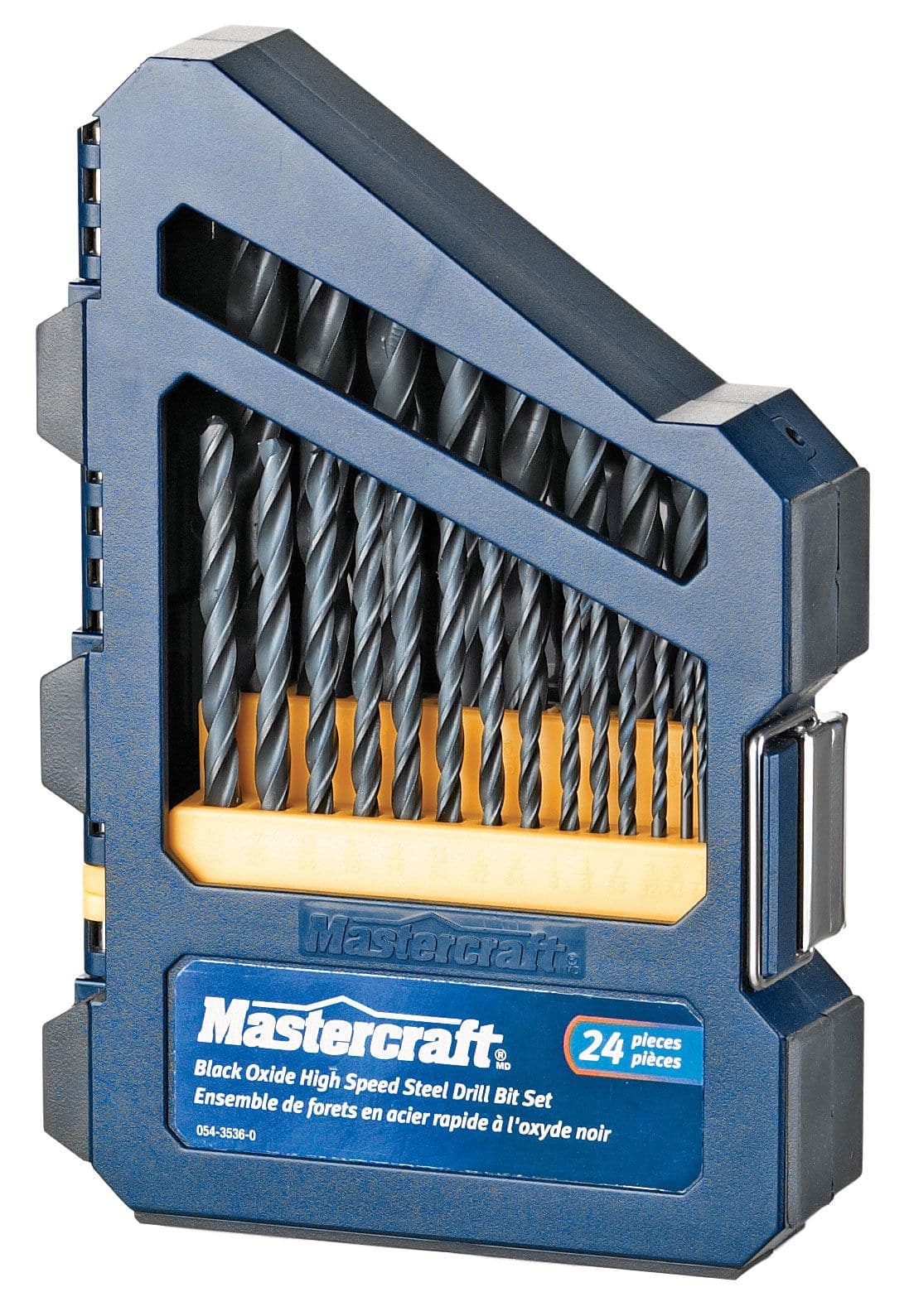 Mastercraft Black Oxide Drill Bit Set 24 pieces Canadian Tire