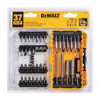 Embouts de tournevis magnétiques DEWALT (DW2173), variés, paq. 37 Front_Flat