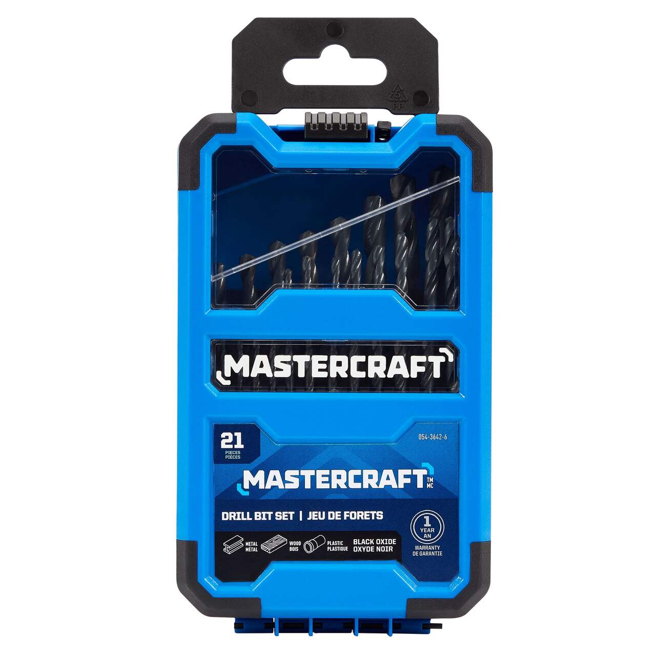 Forets Mastercraft en acier rapide pour bois, métal, plastique, 1