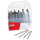 Jeu de forets Jobmate, 75 pces Composite_or_Mixed