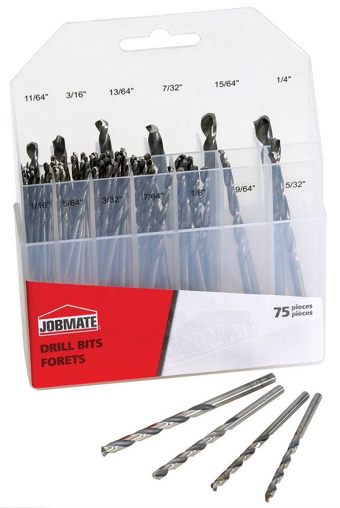 75piece Jobmate Drill Bit Set Canadian Tire