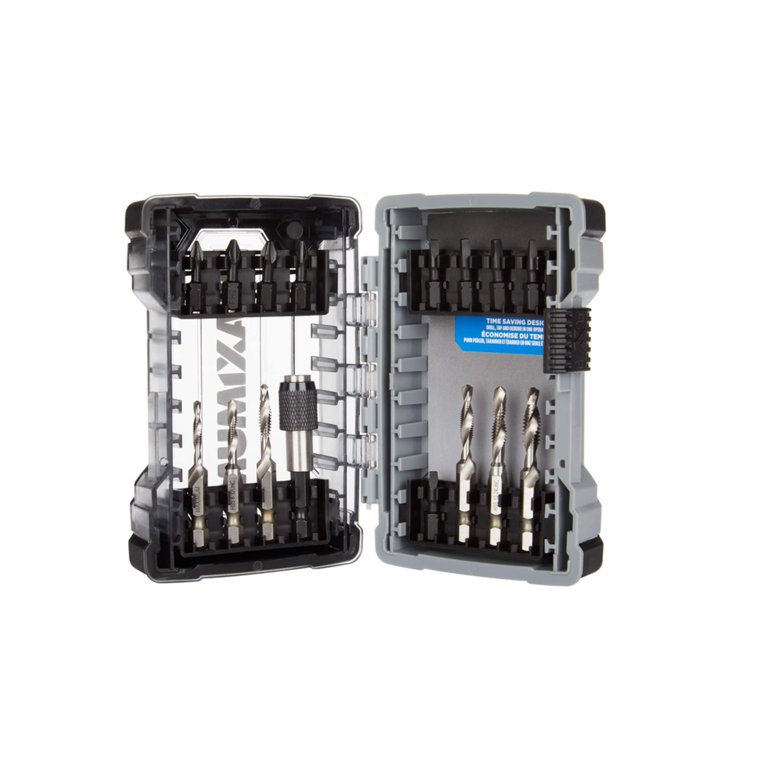 MAXIMUM Impact Tap & Drill Set for Metal, Steel, 16pc Canadian Tire