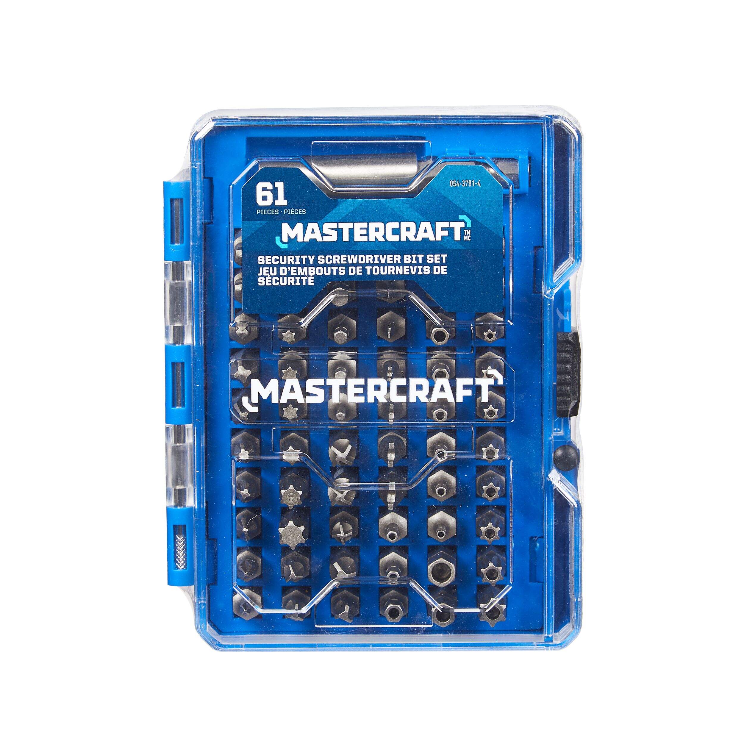Mastercraft Security Bit Set, 61-pc Front_Flat