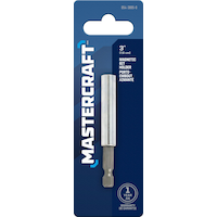 Mastercraft Magnetic Screwdriver Bit Holder, 3-in Front_Flat