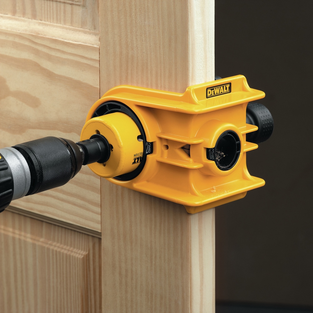 DEWALT D180004 BiMetal Door Lock Installation Kit for Wood, Metal