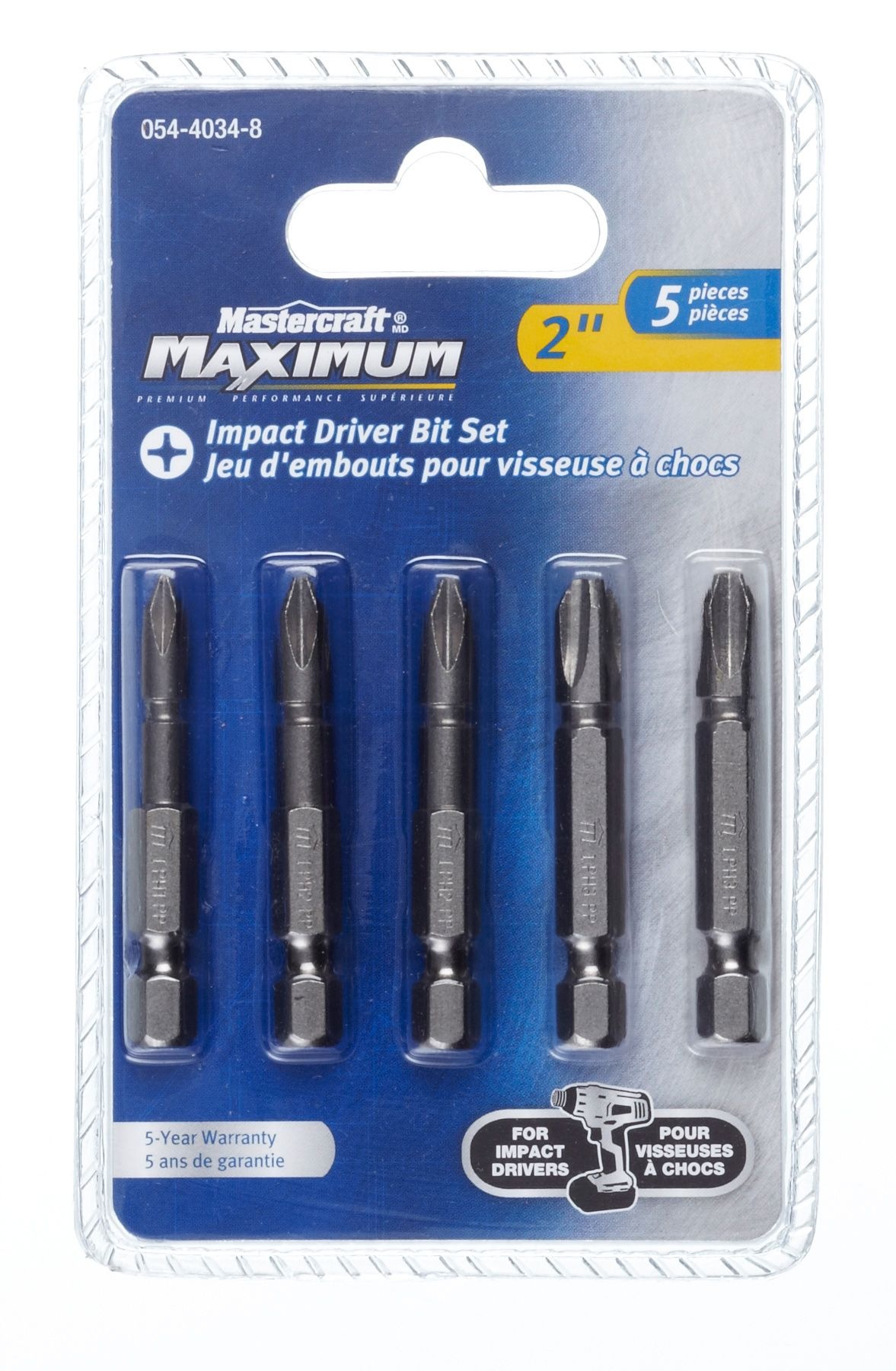 Mastercraft Maximum 5 Piece PE Impact Drive Bits Canadian Tire
