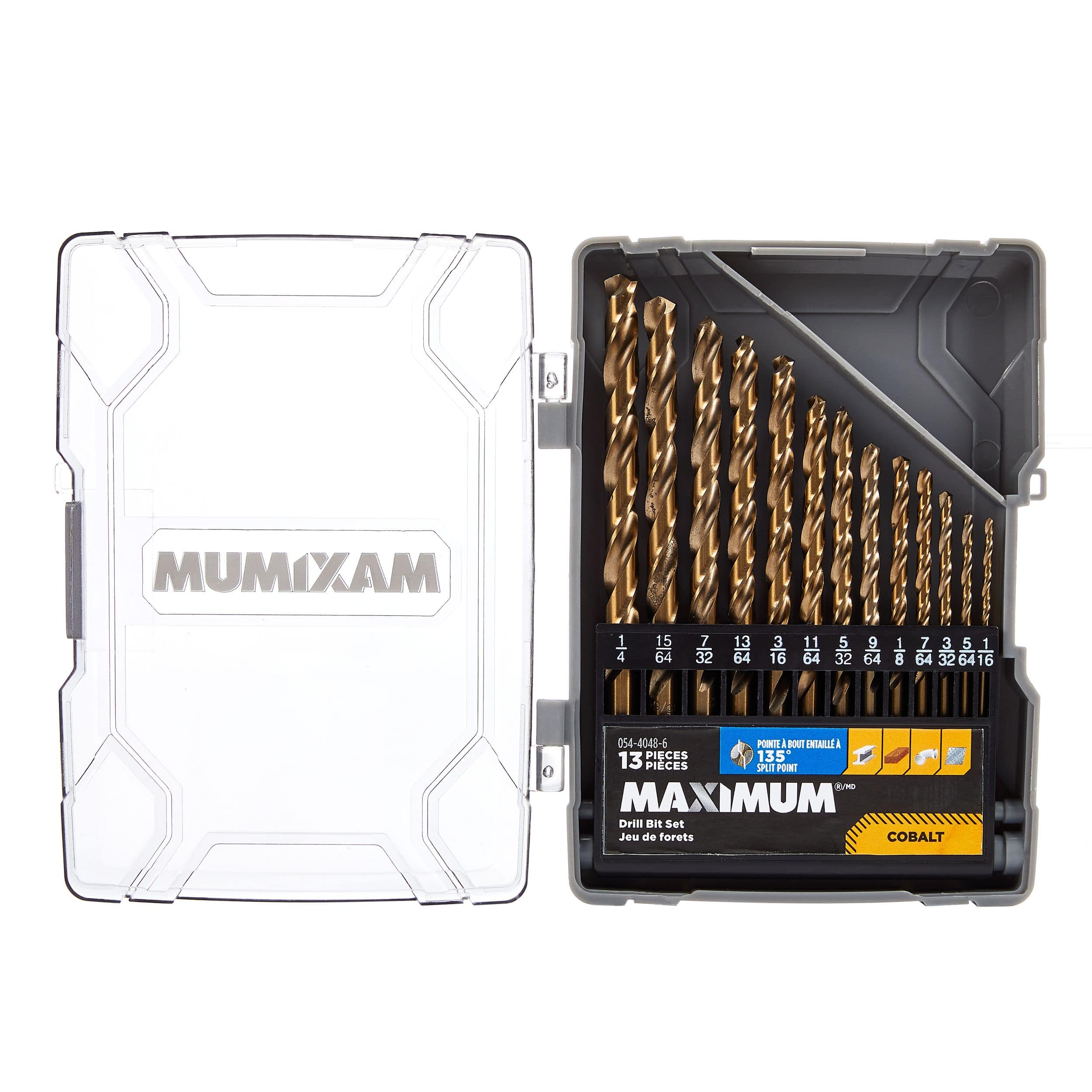 Maximum cobalt drill bit set sale