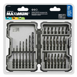 MAXIMUM 28-pc Impact, Screw and Drill Bits Accessory Set Front_Flat
