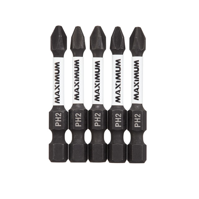 MAXIMUM Impact 2in PH2 Phillips Carbide Screwdriver Bit for Metal