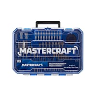 Mastercraft HCS Drill & Drive Set for Wood, Metal, Plastic, Masonry, 104-pc Front_Flat