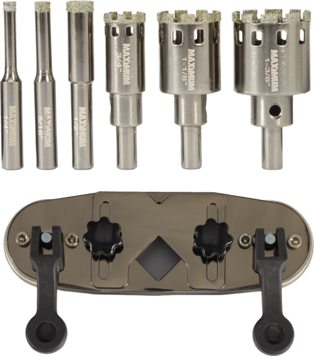 MAXIMUM Diamond Hole Saw Set, 7pc Canadian Tire