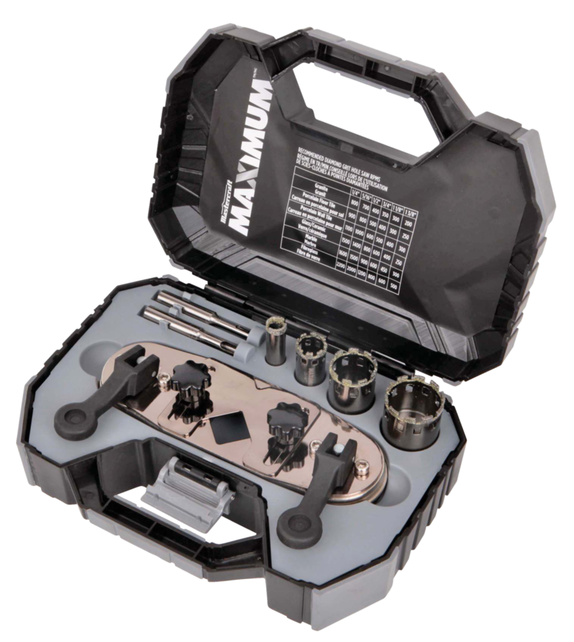 MAXIMUM Diamond Hole Saw Set 7 pc Canadian Tire