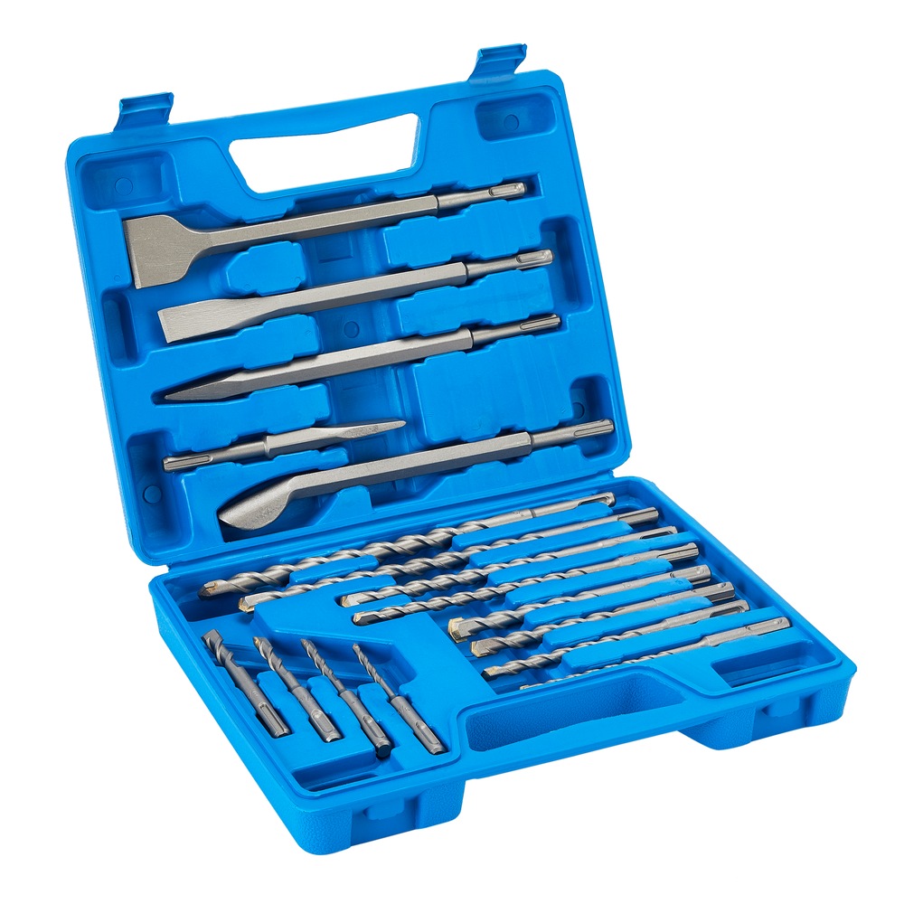 Mastercraft SDSPLUS Drill Bit & Chisel Set for Concrete, Brick, Stone