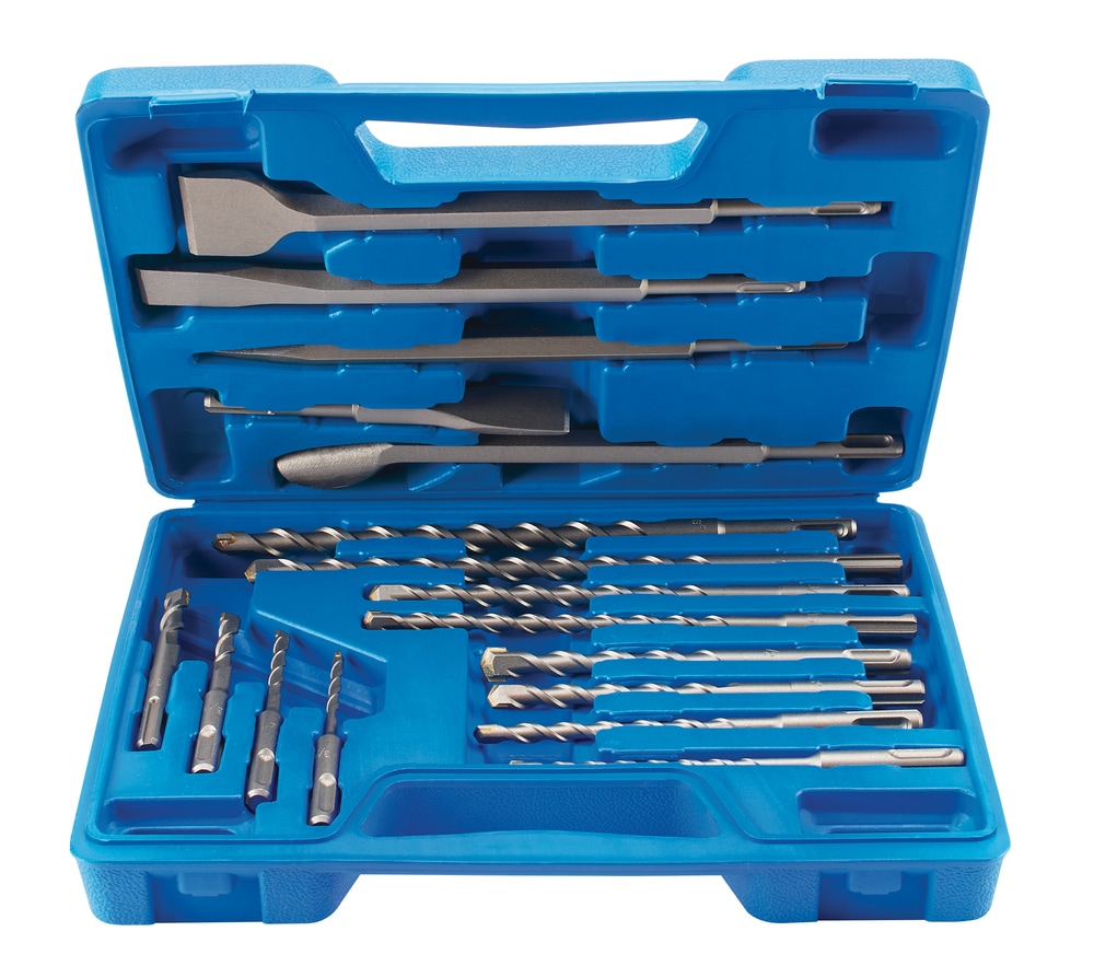 Mastercraft SDSPLUS Drill Bit & Chisel Set for Concrete, Brick, Stone