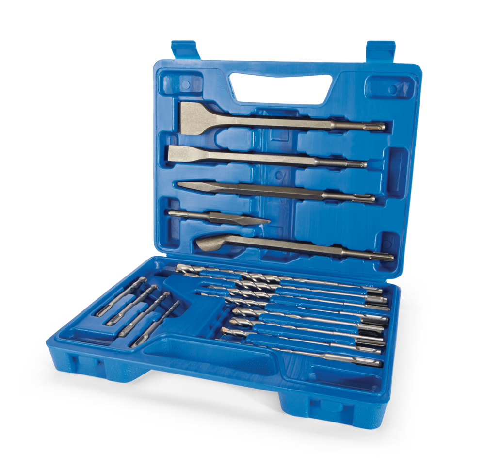 Mastercraft SDSPLUS Drill Bit & Chisel Set for Concrete, Brick, Stone