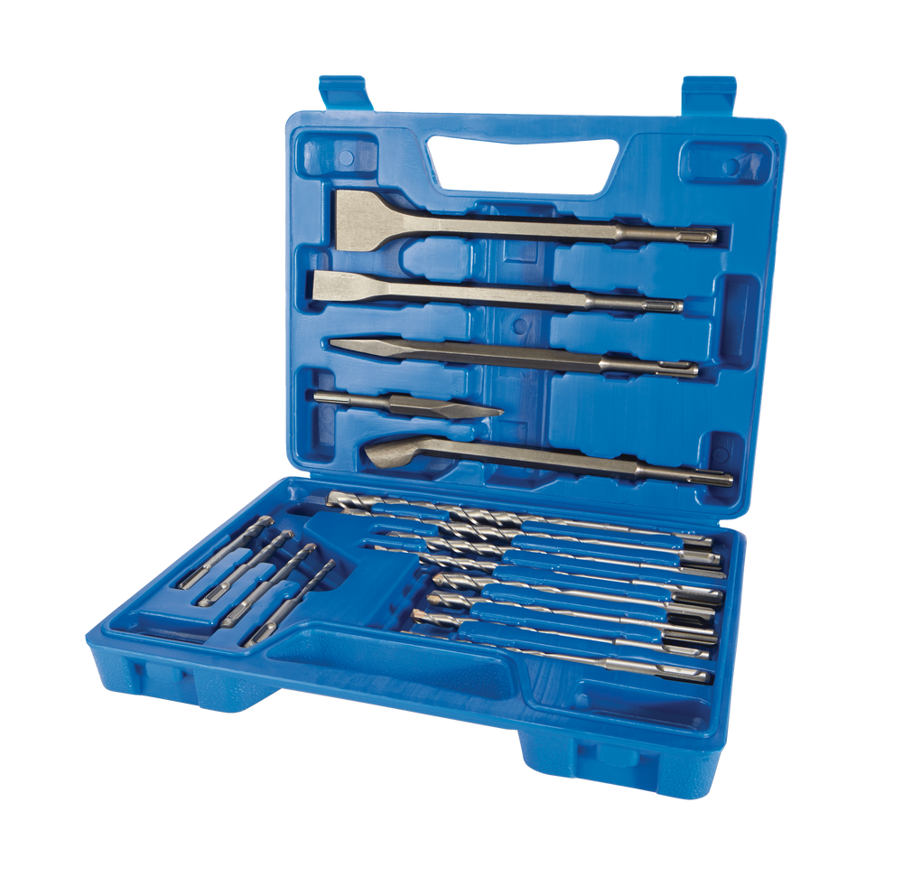 Mastercraft SDSPLUS Drill Bit & Chisel Set for Concrete, Brick, Stone