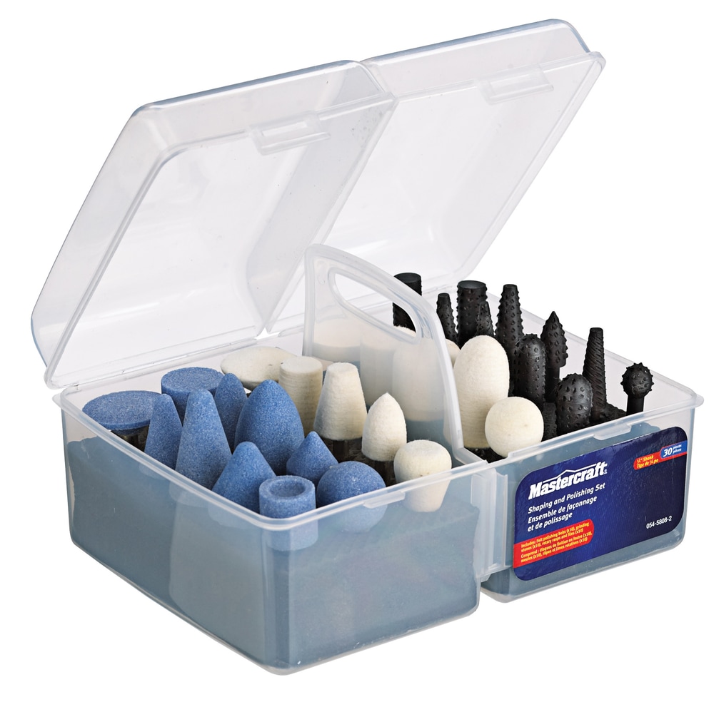 Mastercraft 30piece Shaping and Polishing Set Canadian Tire