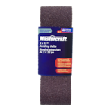 Mastercraft 3 x 21” Sanding Belts 5-Pack, 40 Grit Front_Flat