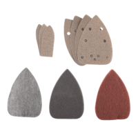 Mastercraft Aluminum Oxide Detail Mouse Sandpaper Set for Wood, Metal, Plastic, 27-pc Front_Flat