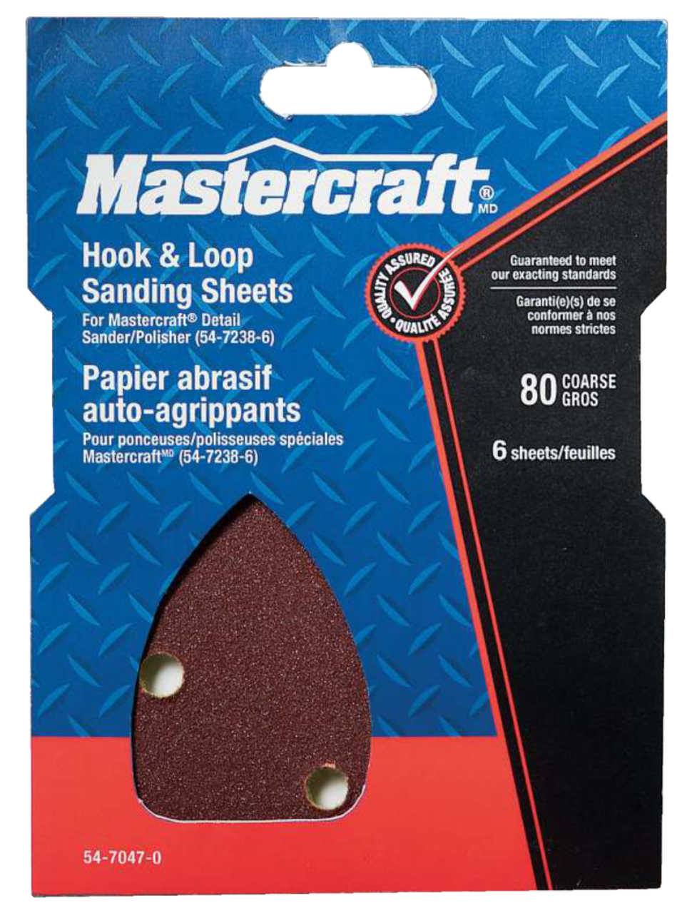 Mastercraft Hook and Loop Sanding Sheets, 6-Pk | Canadian Tire