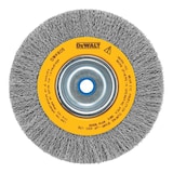 DEWALT Bench Grinder Wire Brush, 6-in Front_Flat