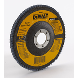 Disque à lamelles en zircone DEWALT DW8363 Z40T27, pour métal, 5 x 7/8&nbsp;po Front_Angled_Right