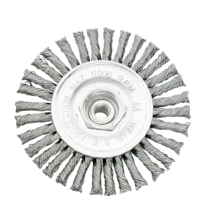 MAXIMUM 4-in Carbon Steel Stringer Bead Wire Wheel Brush 5/8-in Arbor
