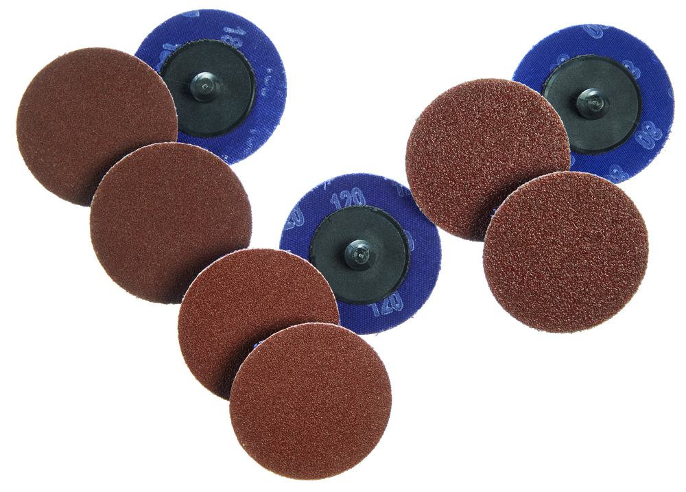 Mastercraft 2in Aluminum Oxide Twist LockReplacement Sanding Discs, 9