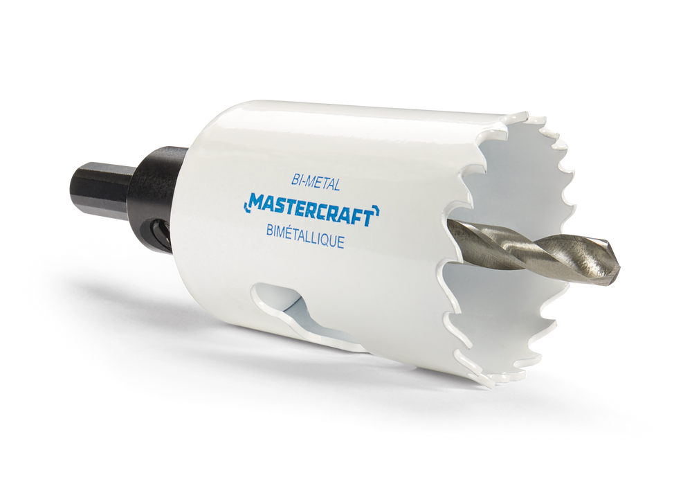 Mastercraft BiMetal Hole Saw Set for Wood, Metal and Plastic, 17pc Canadian Tire