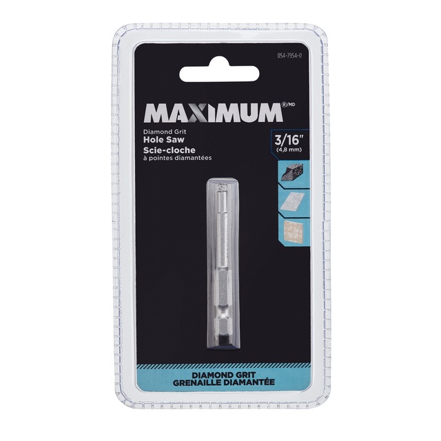 MAXIMUM Braised Diamond Hole Saw for Concrete, Ceramic, Granite, Stone